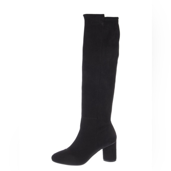 Stuart Weitzman Lowjack Velvet Block
Heel Boot Black Over the Knee Sz 8.5 - Picture 14 of 14